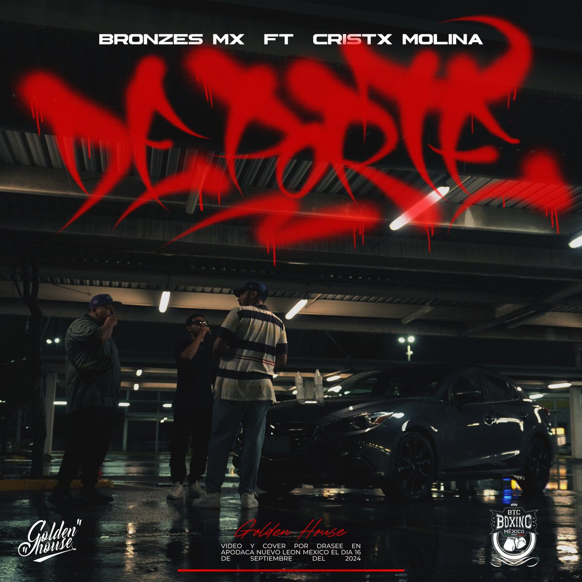 BronzesMx's tweet photo. #newmusicalert #newrelease ⚠️

“De Porte” ft @_cristus 
Estreno Martes 08/10 - 12:00 pm horario 🇲🇽 

Suscríbete al canal y no te lo pierdas 
https://t.co/J9onOxzsEt 

🎛️ @goldenhouse.mxr | @_cristus | @hyzueck_ 
🎥 @by_drasee 

🥊 @boxing.mexico #Championclip 💫 https://t.co/HZanIl5gYt