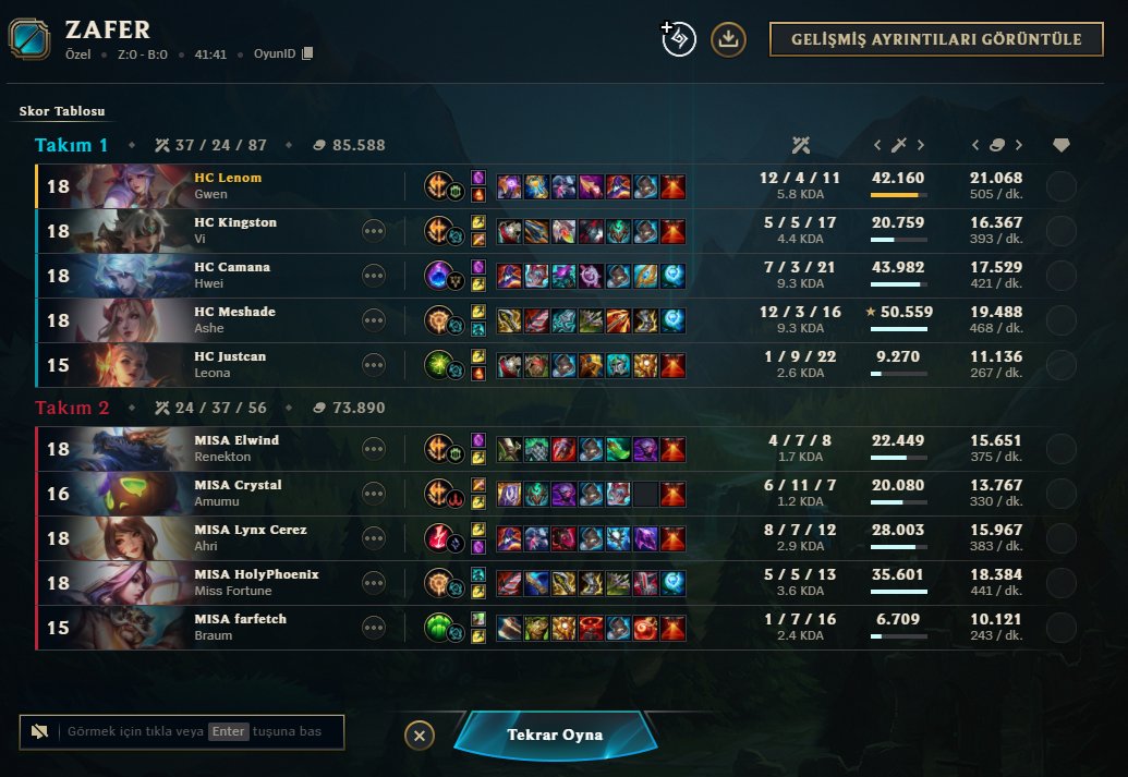2-1 vs <a href="/misaesports/">Misa Esports</a> :O