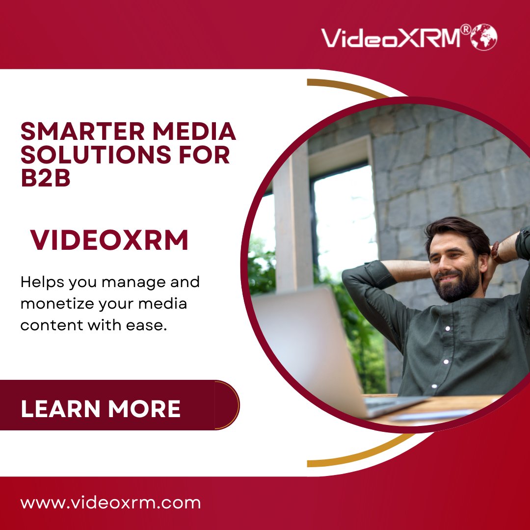 Smarter Media Solutions for B2B: <a href="/VideoXRM/">VideoXRM</a> helps you manage and monetize your media content with ease. Try it today. cutt.ly/EeRUGTxS #AIInnovation #MediaTech