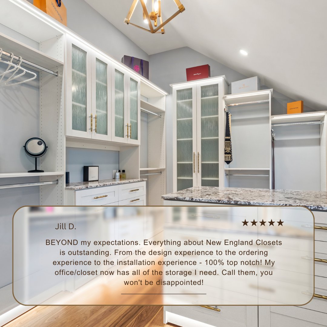 NEnglandClosets's tweet photo. Thank you, Jill, for allowing us to work with you on your closet! We are so glad to hear how much you enjoy it!

#NewEnglandClosets #CustomClosets #ClosetDesign #Organization #HomeDesign #SudburyMA https://t.co/OhRkpn5jRA
