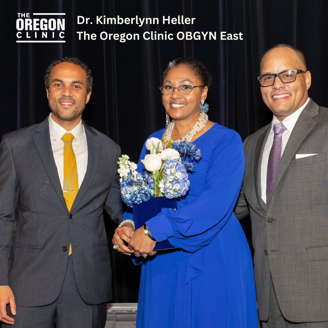 We are so proud that Dr. Kimberlynn Heller of The Oregon Clinic OBGYN East was honored at <a href="/pdxnaacp/">PDX NAACP</a> annual Freedom Fund Dinner on September 28 as a community leader and medical professional whose influence is shaping what Portland looks and feels like.

Congrats Dr. Heller!