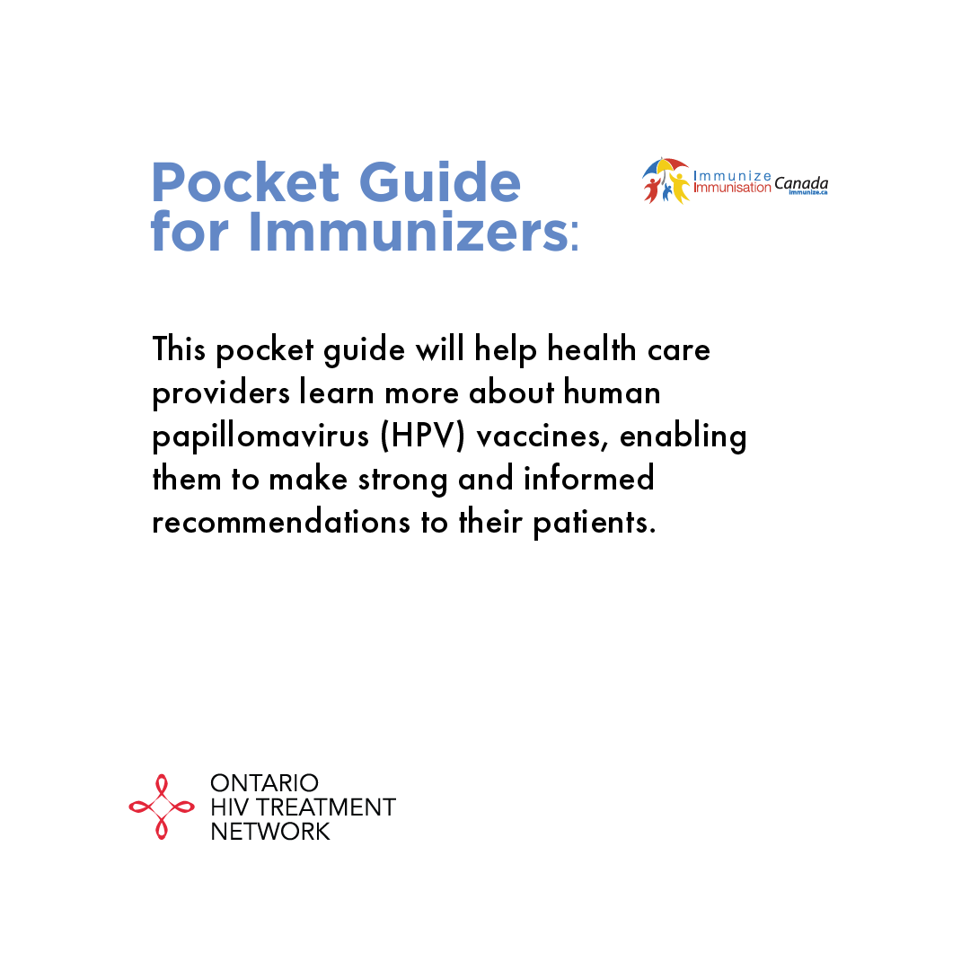 This week is HPV Prevention Week. According to Immunize Canada, HPV is the most common sexually transmitted infection in Canada. Here is a resource healthcare providers can use to make strong and informed recommendations to patients. To learn more, visit: immunize.ca/sites/default/…