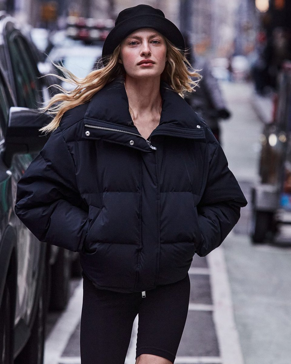 Layer up and step out in Fall #DKNY.