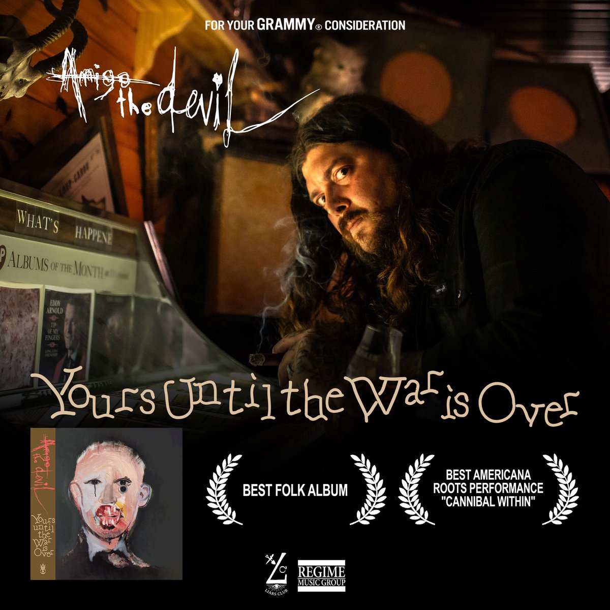 Thank you to the <a href="/RecordingAcad/">GRAMMYS</a> for the time and kindness that you have shown us with this first round of voting for this years’ GRAMMY® Awards. What a surreal concept 👽❤️