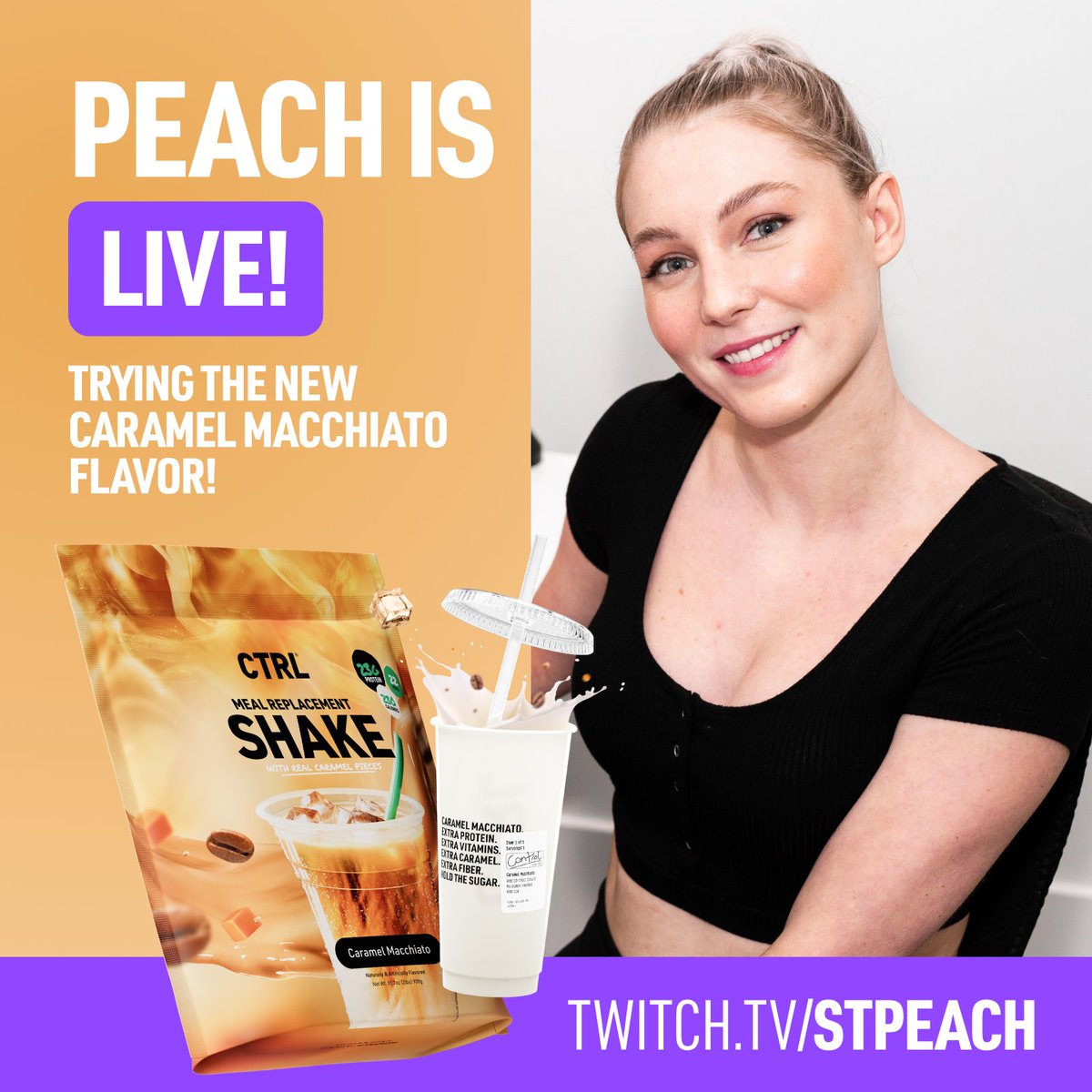 Enter the epic Caramel Macchiato Giveaway!
We're brewing up something epic with <a href="/STPeach/">Peach 🌸</a>

3 Winners each will receive:
☕️1x Caramel Macchiato Bag
🥤1x Limited-edition Tumbler 

To Enter:
Must be following <a href="/DrinkCTRL/">CTRL</a> &amp; <a href="/STPeach/">Peach 🌸</a> 
❤️ &amp; 🔁this post

Check out the new flavor: