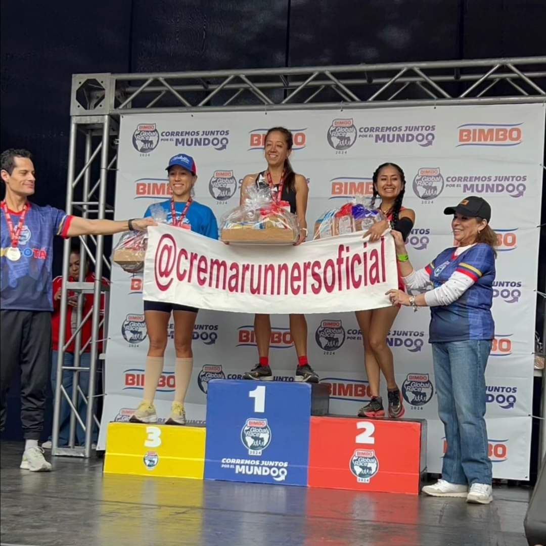🏅  Felicitaciones @juanarosequiroz  por el 1er lugar en  categoría damas en la distancia de 5k en la @bimboglobalrace con el team CREMA RⓊNNERS
 👏 Gracias por dejar en alto a la Ⓤ 
"Si eres crema y eres runner, eres un CREMA RⓊNNER"
!y dale Ⓤ en todas sus disciplinas!