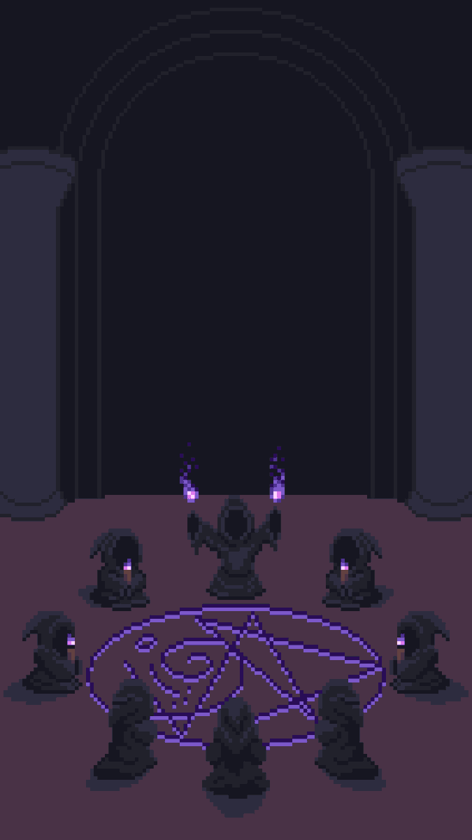 Bones_Pixels's tweet image. Work in progress phone background 🤙 #pixelart