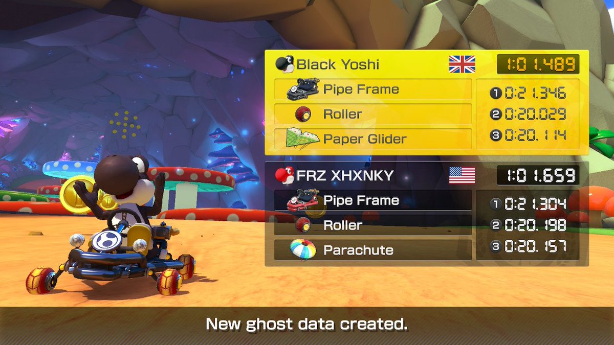 SKaR__MK's tweet photo. when you do a few runs after stream ends and .4 for no reason #MK8DXWR https://t.co/BQSiuMKiaX