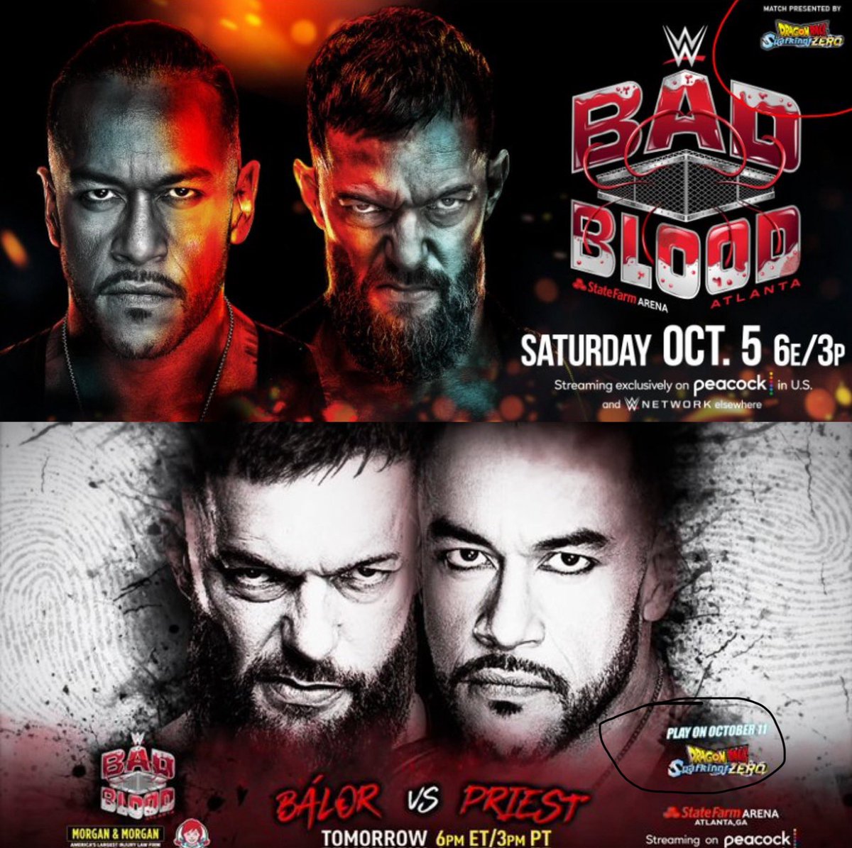 NEWS: Sparking! ZERO has sponsored a match at WWE Bad Blood!