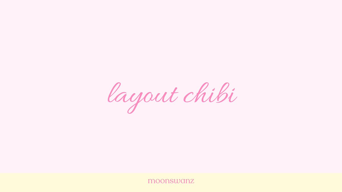 ‎ᵐᵒᵒⁿ - OPEN LAYOUT, QR DECO🎀✨ mt after dm tweet media