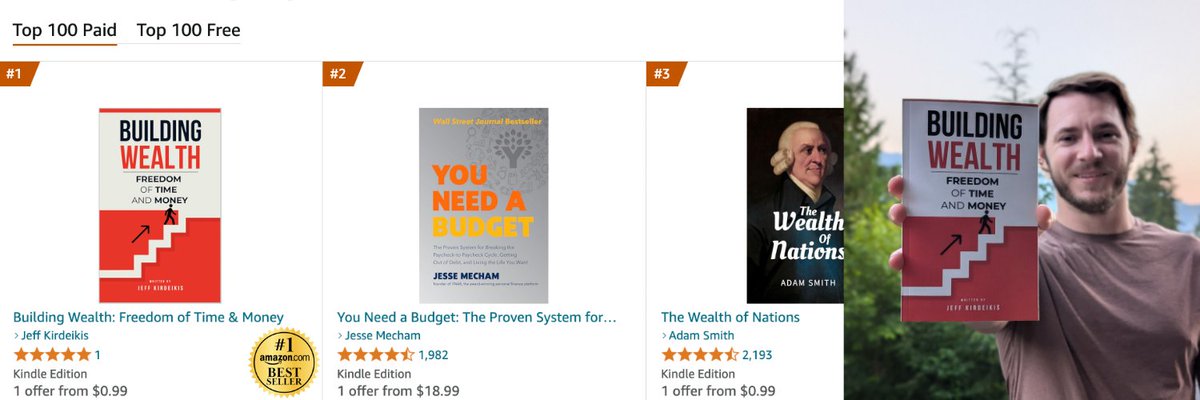 This is amazing

#1 on Amazon again last week. 

As always, the book is sold at-cost. 
I make $0 per copy sold.