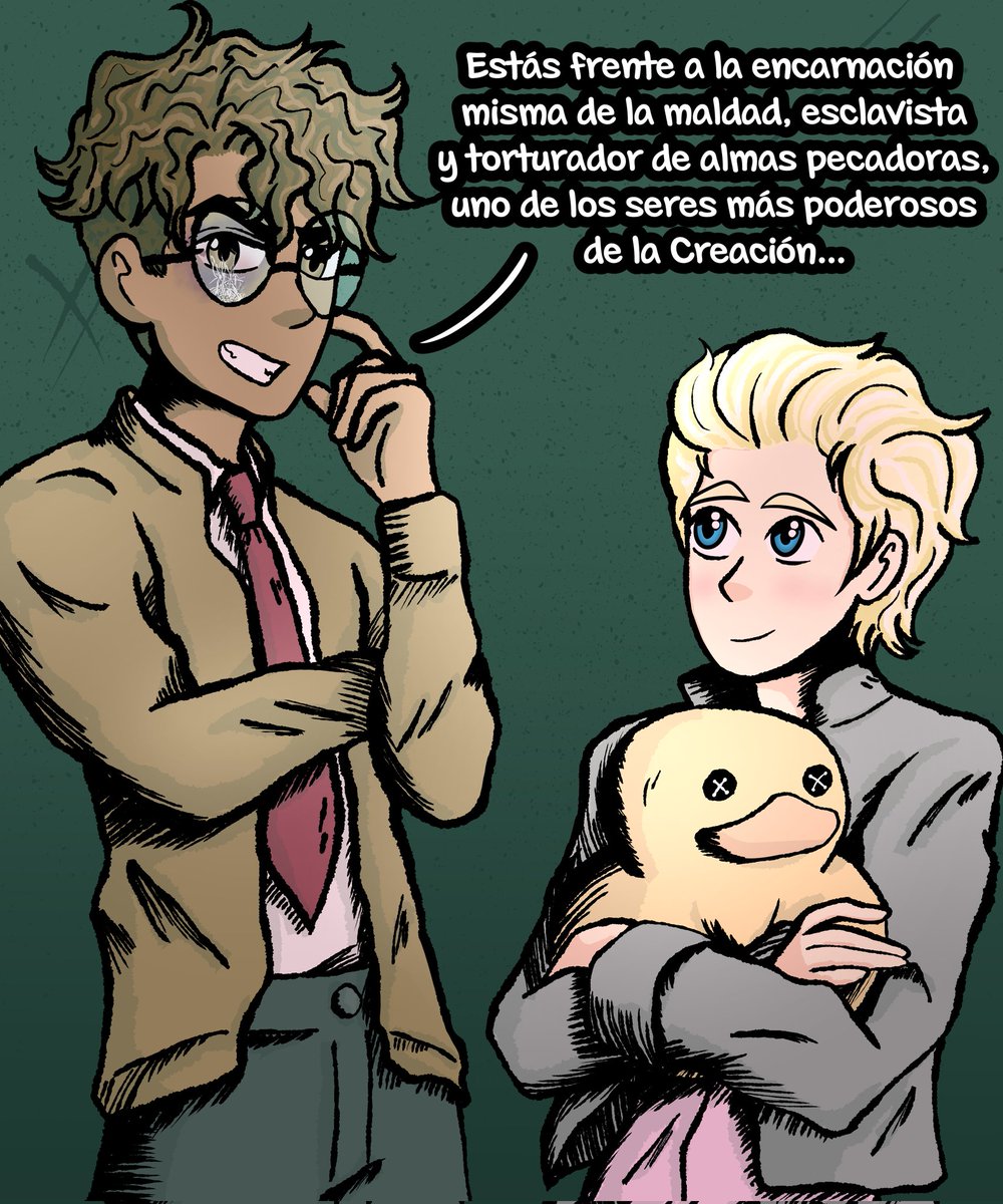 axtenea's tweet photo. Lucifer en su forma humana podrá ser muchas cosas, pero imponente no es una de ellas (? Ilustración del capítulo 8 de mi fanfic 🤭
#radioapple #alastorxlucifer #humanalastor #lucifer #humanlucifer #hazbinhotel https://t.co/9cHwi14xE0