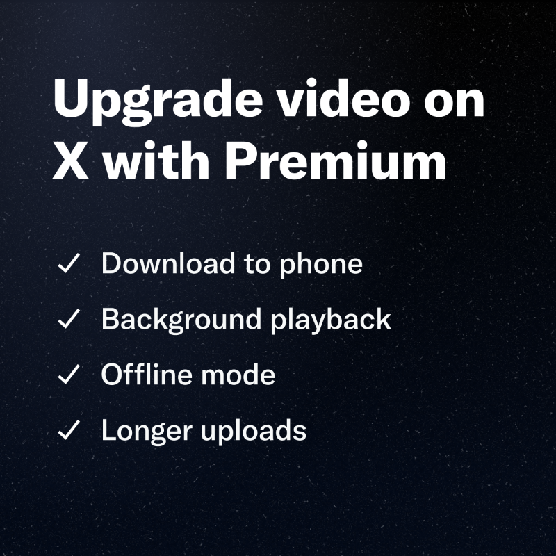 premium's tweet photo. Video on X is better with Premium.