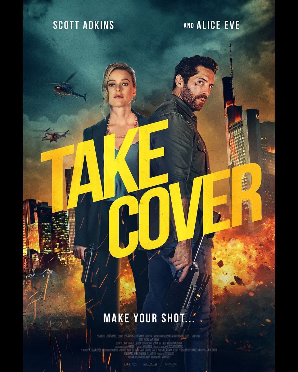 City On Fire (@cityonfirenews) on Twitter photo It's Friday night and there's a new <a href="/TheScottAdkins/">Scott Adkins</a> movie out...so you know I had to watch it! 'Take Cover' is another action banger that is sure to satisfy fans. The pinned-down-by-a-sniper setup feels unique but still leaves ample room for classic Adkins beatdowns. It's Friday night and there's a new <a href="/TheScottAdkins/">Scott Adkins</a> movie out...so you know I had to watch it! 'Take Cover' is another action banger that is sure to satisfy fans. The pinned-down-by-a-sniper setup feels unique but still leaves ample room for classic Adkins beatdowns.