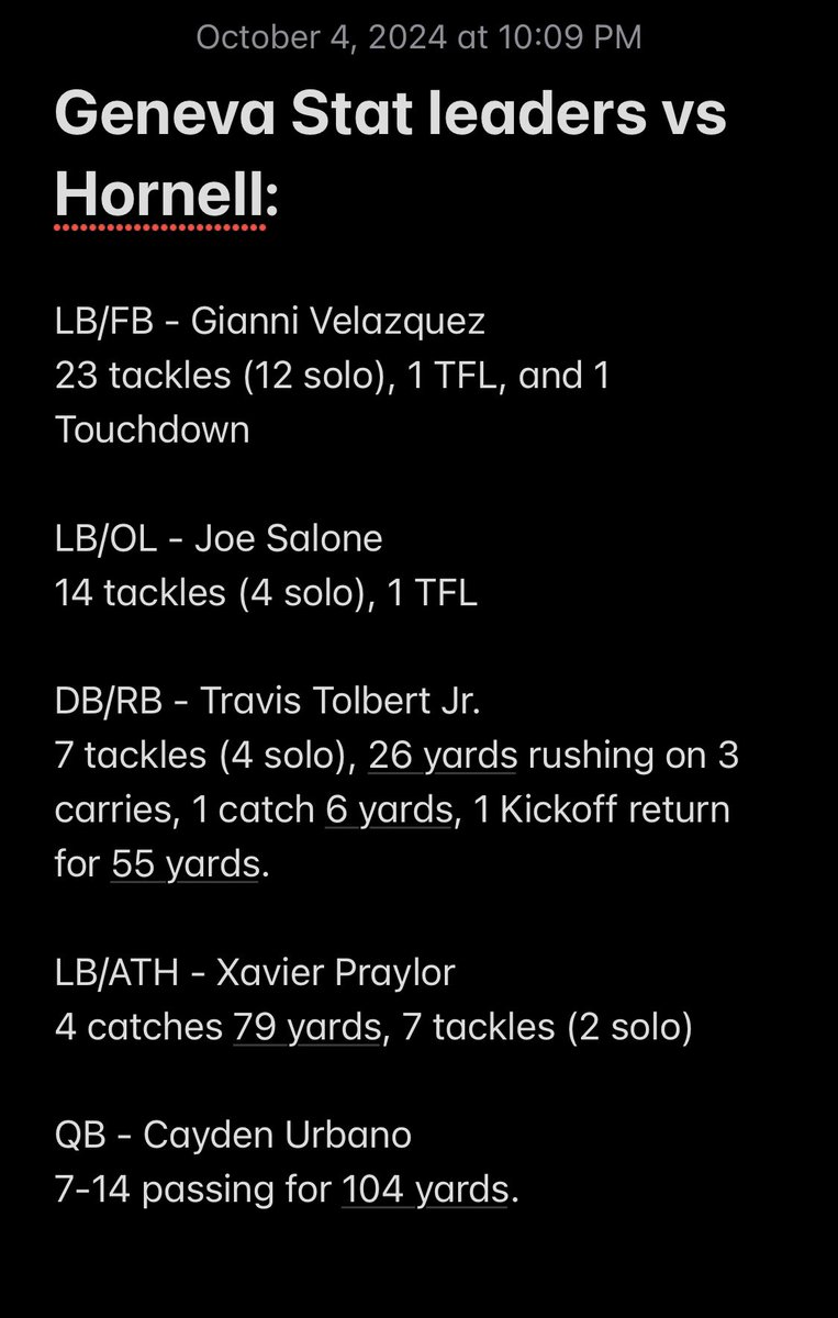 Geneva Varsity Football tweet media