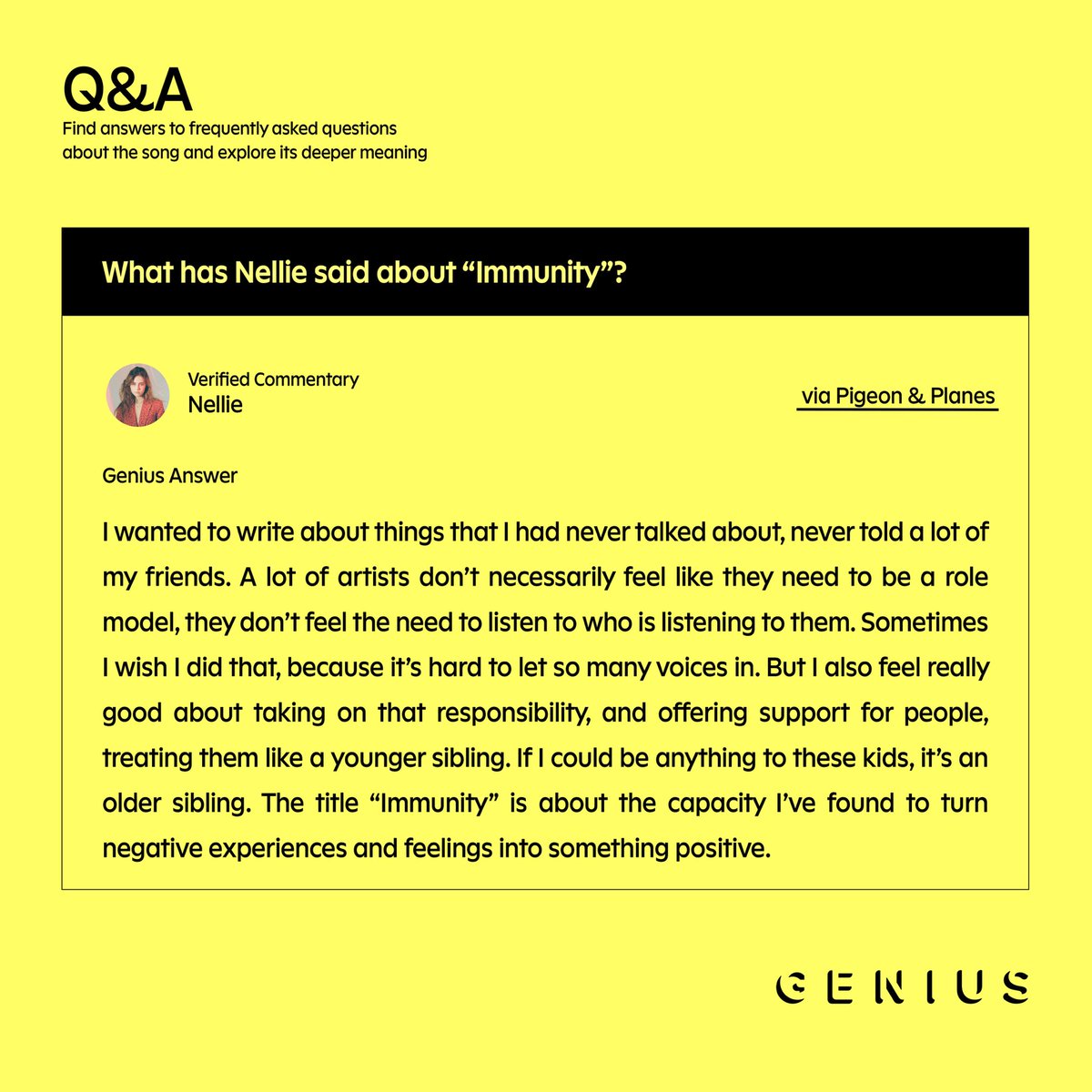 GeniusIncRP's tweet photo. © #GeniusIncRP › 𝖰&𝖠 › #ImmunityRP
𝗙𝗿𝗲𝗾𝘂𝗲𝗻𝘁𝗹𝘆 𝗮𝘀𝗸𝗲𝗱 𝗾𝘂𝗲𝘀𝘁𝗶𝗼𝗻: What has Nellie said about ‘𝖨𝗆𝗆𝗎𝗇𝗂𝗍𝗒’? https://t.co/8qnqUnw8yE