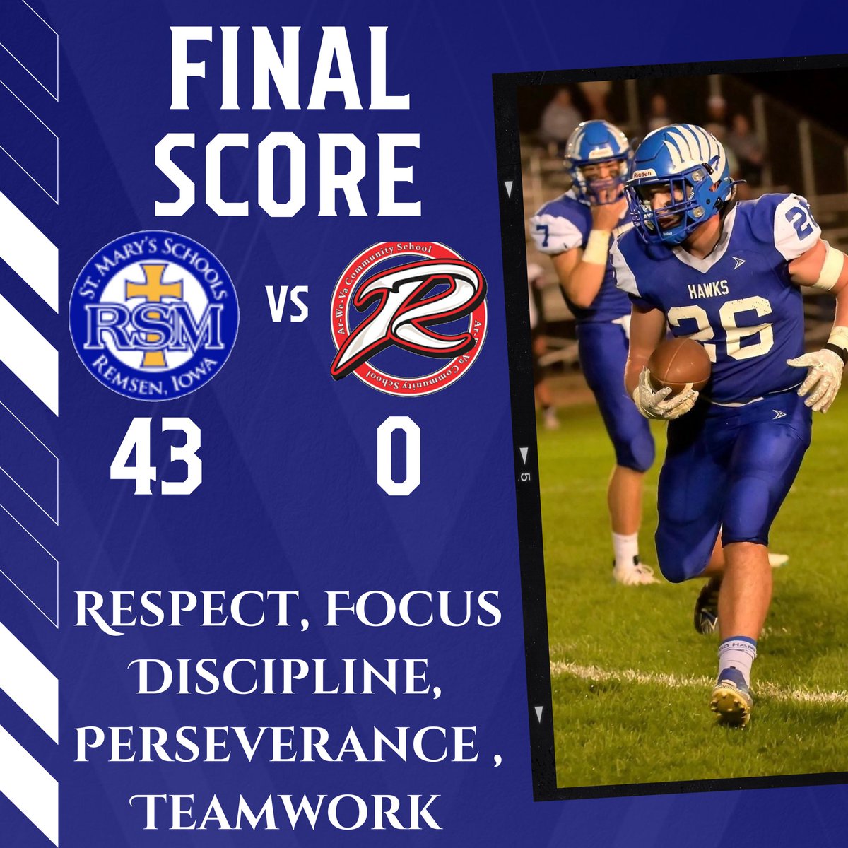 Picked up a good road victory against Ar-We-Va!
