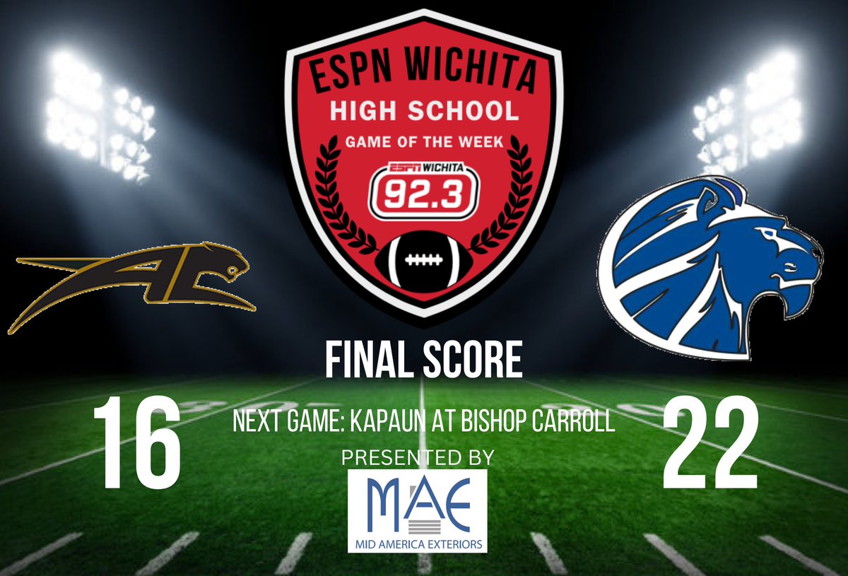 Two non-offensive touchdowns help <a href="/USD265_GHS/">USD265_GoddardHS</a> pull off one of the biggest upsets of the 2024 season over #1 Andover Central!