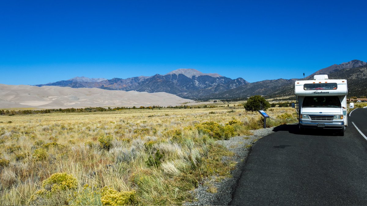 Zero_is_High's tweet image. Pulled the RV into Great Sand Dunes National Park and couldn’t believe the view. 🏜️ These dunes are next level—like stepping onto another planet. 🚐💨 Always chasing the next epic backdrop  #RVLife #RollingHome #DuneVibes  #ChasingViews #AdventureMode #HomeIsWhereYouParkIt