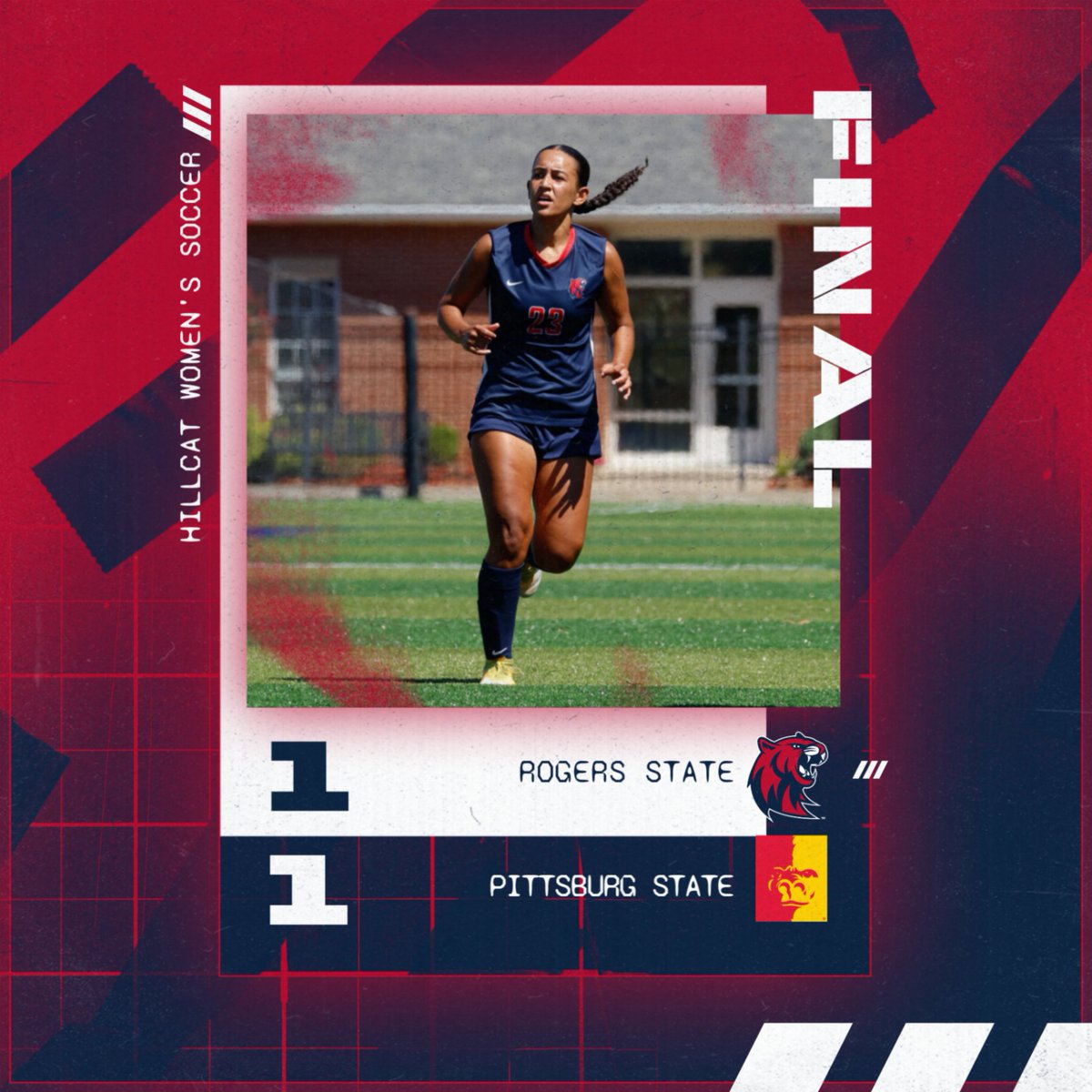 After a fast start by both sides, the Hillcats came away with a draw against Pittsburg State in what turned into a defensive battle.
Mackenzie Smith scored the equalizing goal for RSU.

#HillcatLegacy