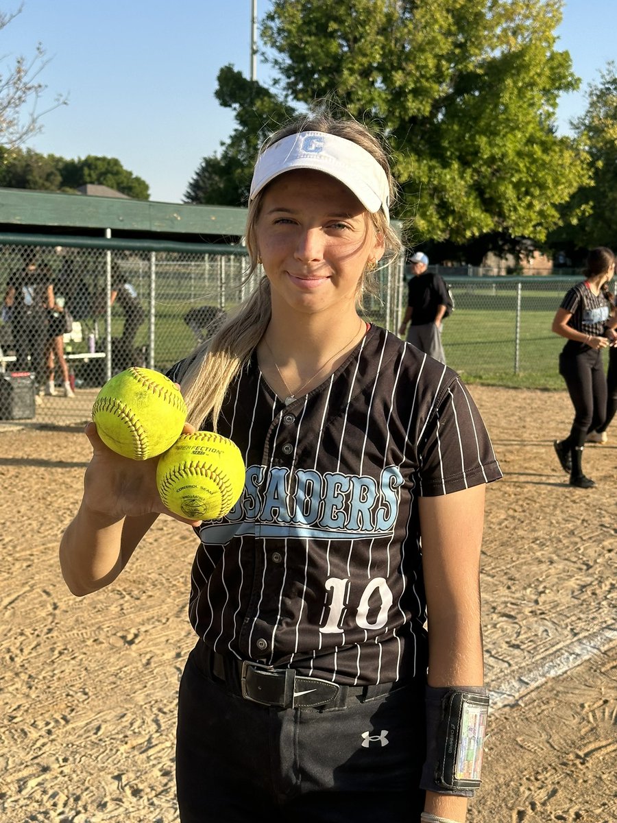 GiccSoftball's tweet photo. Heck of a day for the Cru! ❤️
Loup Platte Conference Champs!
Stat leaders include:
@AnnaTibbetts_ 5-8 — 2💣💣 a walkoff homerun🙌🏼
@jacie_palik 4-8 —1 dbl
@gracewatson  —1💣
Team 24 hits- 5dbl- 3HR. Good work girls!! 👊🏼 https://t.co/JvMEYroiYv