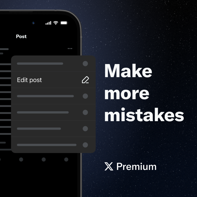 premium's tweet photo. Subscribe to Premium for access to Edit Post &amp; Longer Posts up to 25,000 characters.