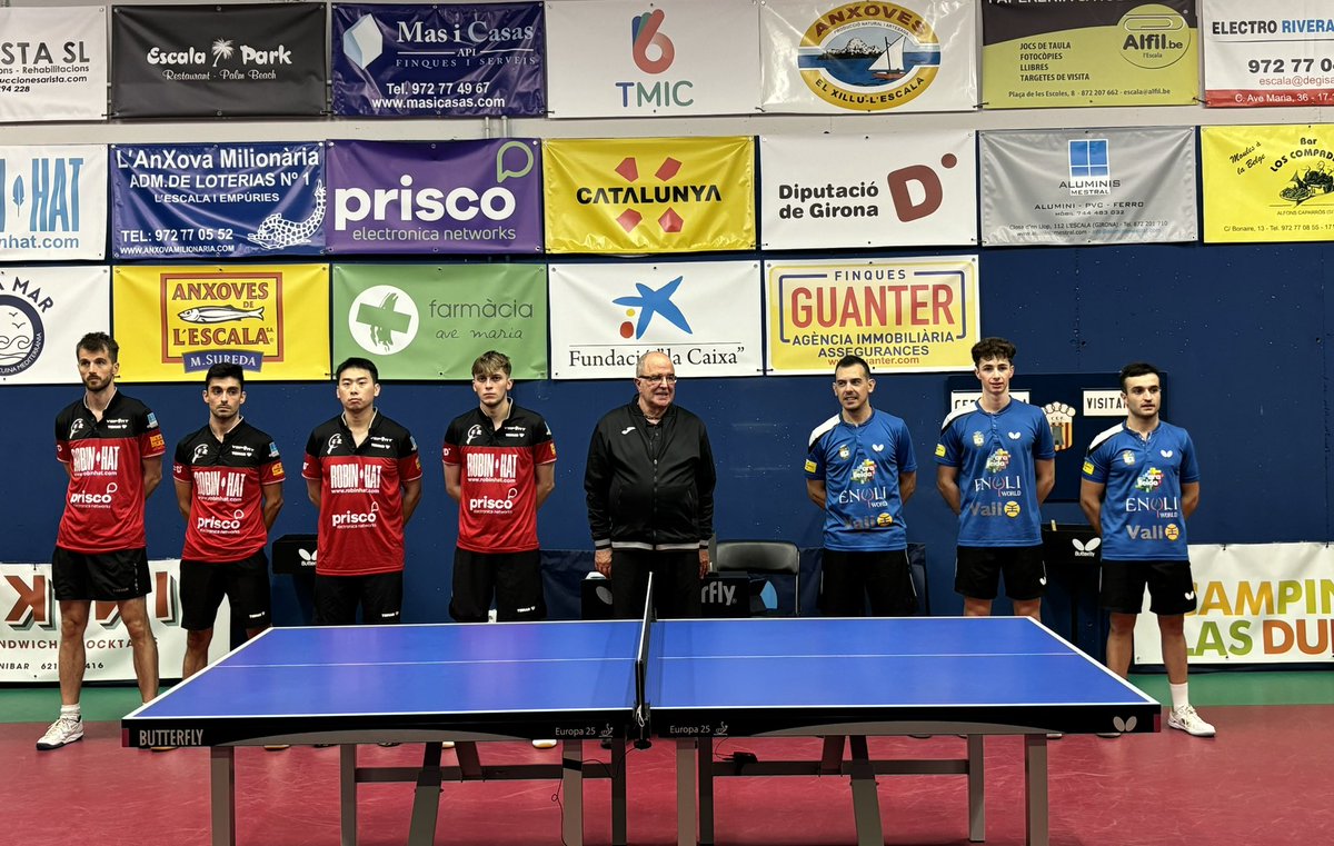 fcttcat's tweet photo. 🏓🏆 El @cttborges s’imposa per 2-4 al @cttcerlescala en el derbi català de la Superdivisió masculina 

#tennistaula #tennistaulacatalà https://t.co/GUsNl2J8qA