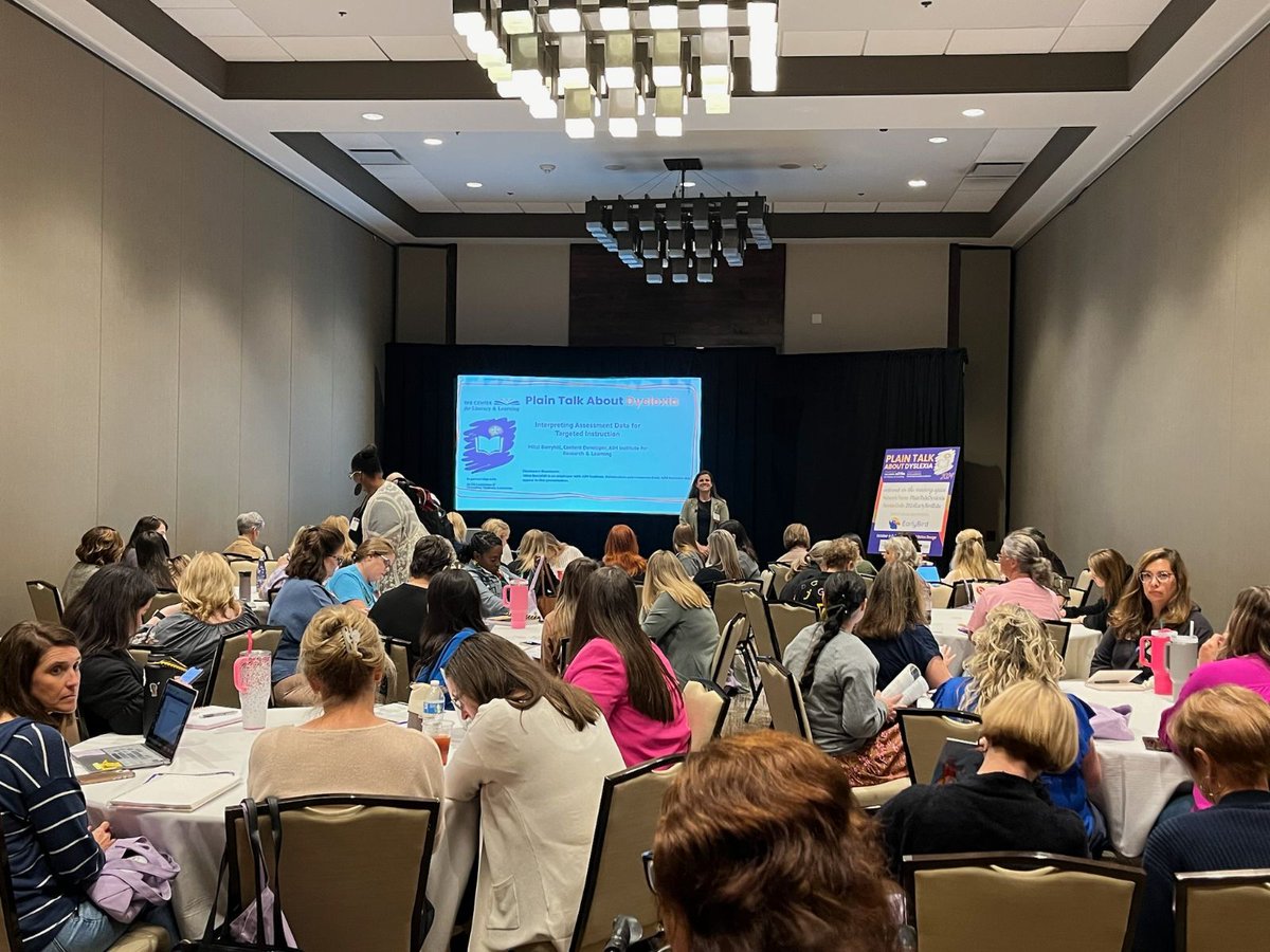 AIMtoLearn's tweet photo. Educators from WI to LA connected w/ AIM today! @MitziBerryhill shared “Interpreting Assessment Data” at @cll_teach #PlainTalk about #Dyslexia, while Kathy Brandon joined @ReadingLeagueWI & @WIReading at "Turning the Tide." #PartnerforImpact https://t.co/aNh2vARUGR