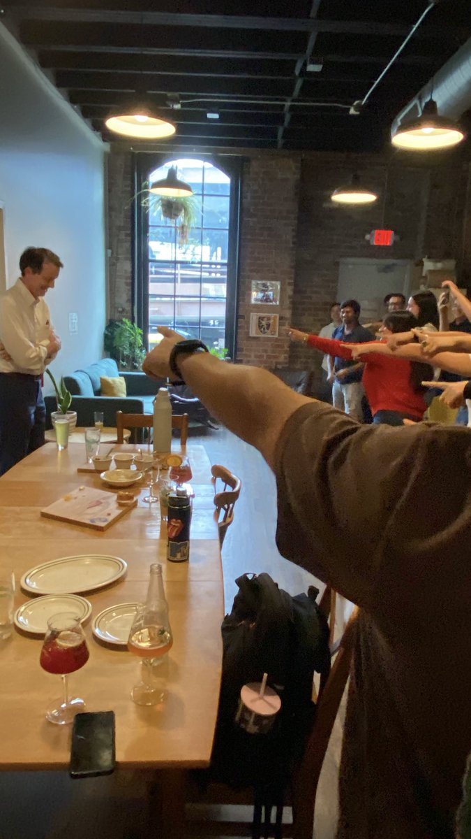 Duke GI (@duke_gi_) on Twitter photo #FlashMob! 🕺🏽
The <a href="/Duke_GI_/">Duke GI</a> researchers win 🏆 for the most creative way of honoring the best GI Chief that ever existed!
<a href="/AMuir_DukeGI/">Andrew Muir</a> <a href="/KaelbererMaya/">melanie maya kaelberer</a> <a href="/gutbrains/">The Bohórquez Lab</a> <a href="/RuptheScientist/">Laura Rupprecht</a> <a href="/jatinroper/">Jatin Roper</a> <a href="/khsaratsingh/">Saratchandra, PhD</a> #DancingQueen #FlashMob! 🕺🏽
The <a href="/Duke_GI_/">Duke GI</a> researchers win 🏆 for the most creative way of honoring the best GI Chief that ever existed!
<a href="/AMuir_DukeGI/">Andrew Muir</a> <a href="/KaelbererMaya/">melanie maya kaelberer</a> <a href="/gutbrains/">The Bohórquez Lab</a> <a href="/RuptheScientist/">Laura Rupprecht</a> <a href="/jatinroper/">Jatin Roper</a> <a href="/khsaratsingh/">Saratchandra, PhD</a> #DancingQueen