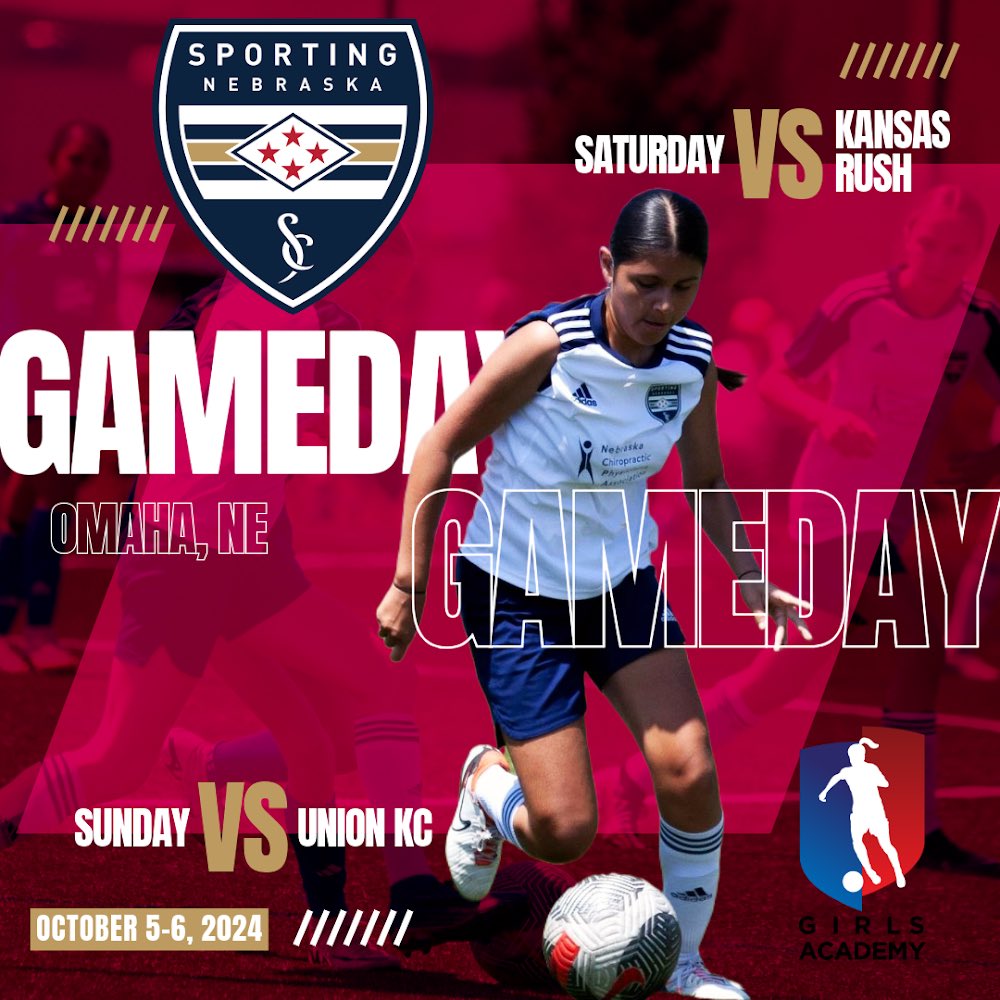 SportingNEGirlsGA (@snfcgirlsga) on Twitter photo MATCH WEEKEND in the Big O for our U13-U19 GA teams as they host <a href="/KSRGirlsAcademy/">Kansas Rush Girls Academy</a> on Saturday & <a href="/unionkcGA/">Union KC Girl’s Academy</a> Sunday! Let’s go! <a href="/SportingNE_FC/">SportingNebraskaFC</a> MATCH WEEKEND in the Big O for our U13-U19 GA teams as they host <a href="/KSRGirlsAcademy/">Kansas Rush Girls Academy</a> on Saturday & <a href="/unionkcGA/">Union KC Girl’s Academy</a> Sunday! Let’s go! <a href="/SportingNE_FC/">SportingNebraskaFC</a>