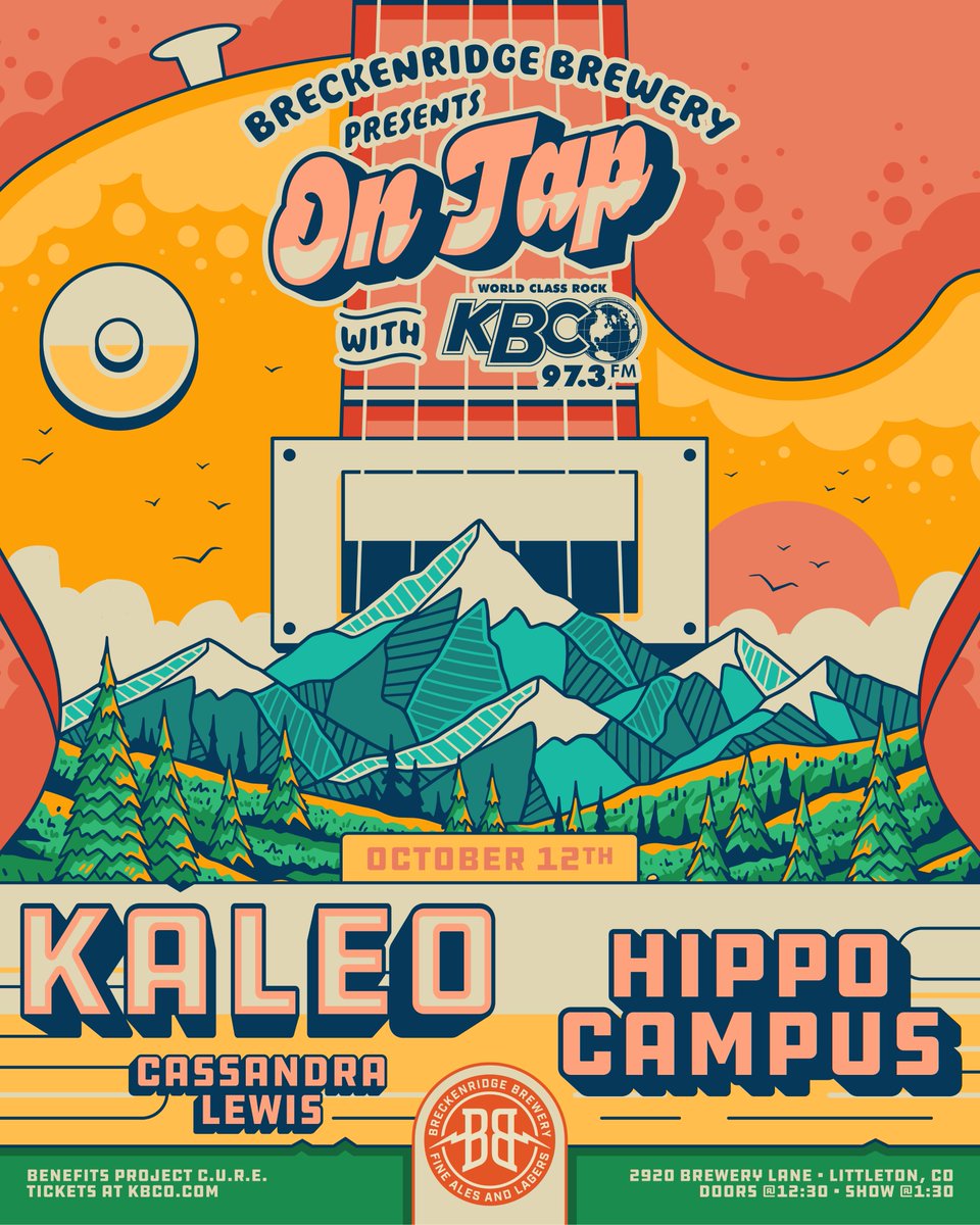 see you soon denver 🧡 playing <a href="/973KBCO/">97.3 KBCO</a>'s on tap event on october 12 - tickets at go.seated.com/events/8a0790f…