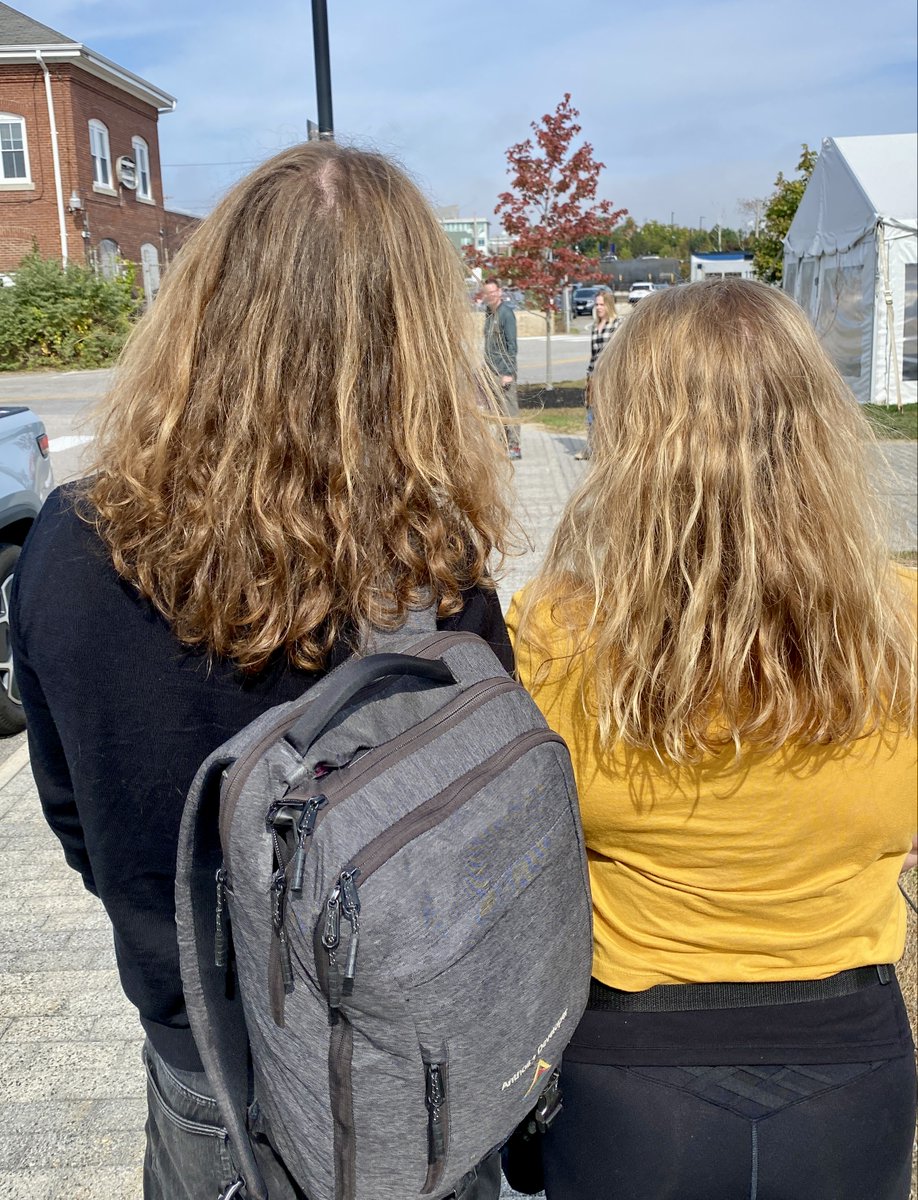 Annual hair-off w <a href="/monkchips/">we're done here</a> .. update, we got highlights.