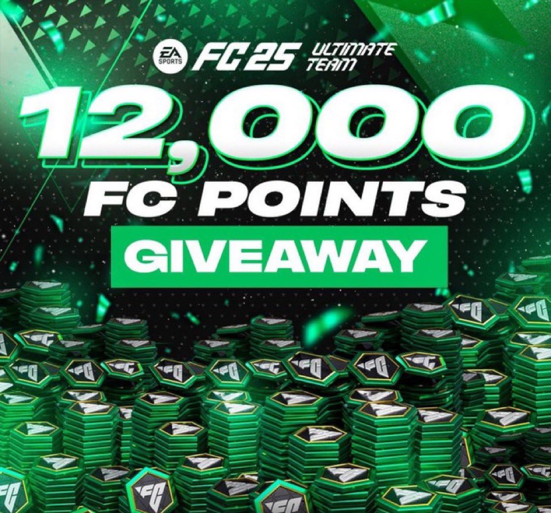 BOOOOOOOOOOOOM 💣💣💣💣💣

🚨SORTEO 🚨 12K FC POINTS🌟

Para Participar: 💙

- Sigue <a href="/kirlos_trading/">FUT KIRLOS</a> / <a href="/CruyffUT/">Cruyff🐐</a> 
- Like ❤️ + 🔁 RT 
- Doble participación si mencionas en comentarios a un amigo 🎉

📣 Anuncio del ganador en los próximos días ✅