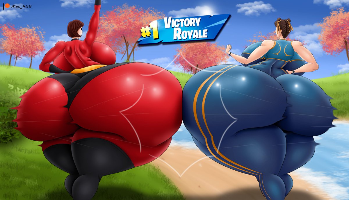 Mqn456's tweet photo. Victory Royale! 😋💖🍑
I've wanted to draw ELastigirl and Chun-Li for a while so... thanks Fortnite 🙌

#Elastigirl #ChunLi #NSFW #Fortnite https://t.co/Ez3BrtlGqg