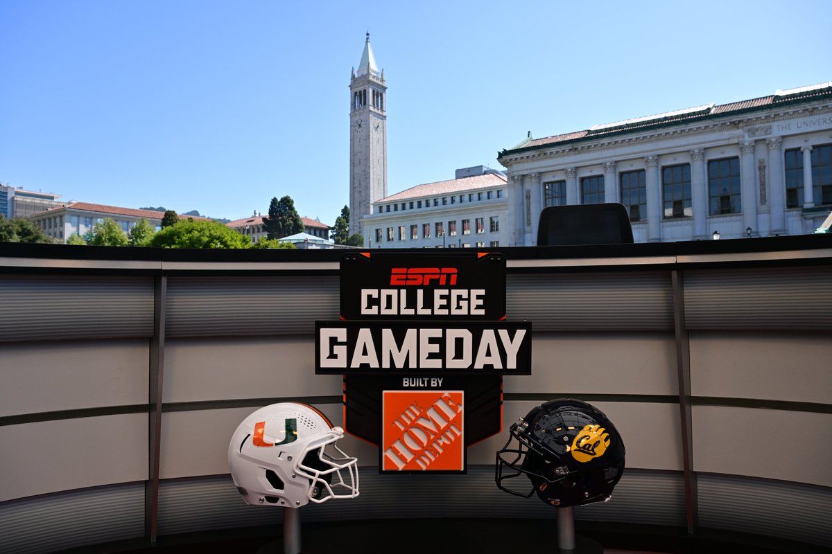 ACCFootball's tweet photo. see ya tomorrow, @CollegeGameDay 👋 https://t.co/mqILqMlGPr