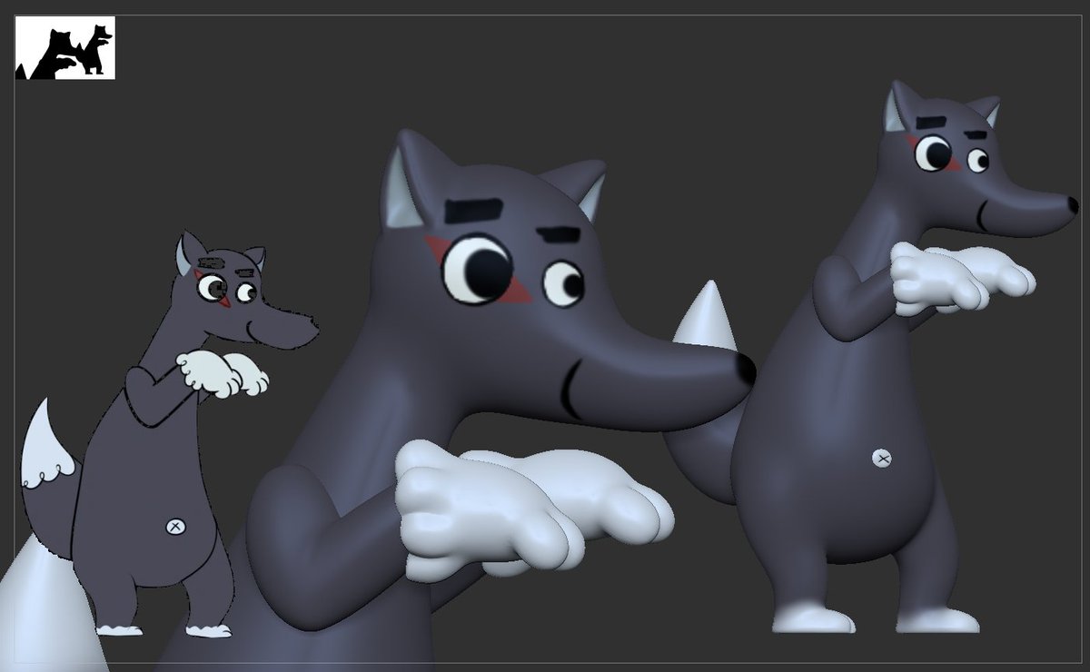 MomochibBean's tweet photo. Day 3 - Wild
Big and Will Be Bad Wolf
#ZBrush #sculptober2024 #sculptober #LobotomyCorporation #ProjectMoon https://t.co/1ErGDp2ylo