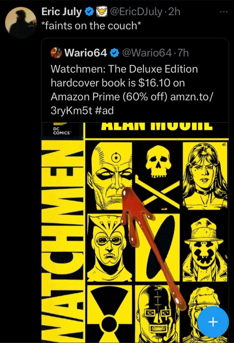 BigChewy17's tweet photo. The difference between a retailer's 60% sale & a publisher's 85% sale is like the difference between fainting on a couch & hovering above it. #Rippaverse #EJMaxx #Comicsgate #Detractor https://t.co/iaLsHhFcqj