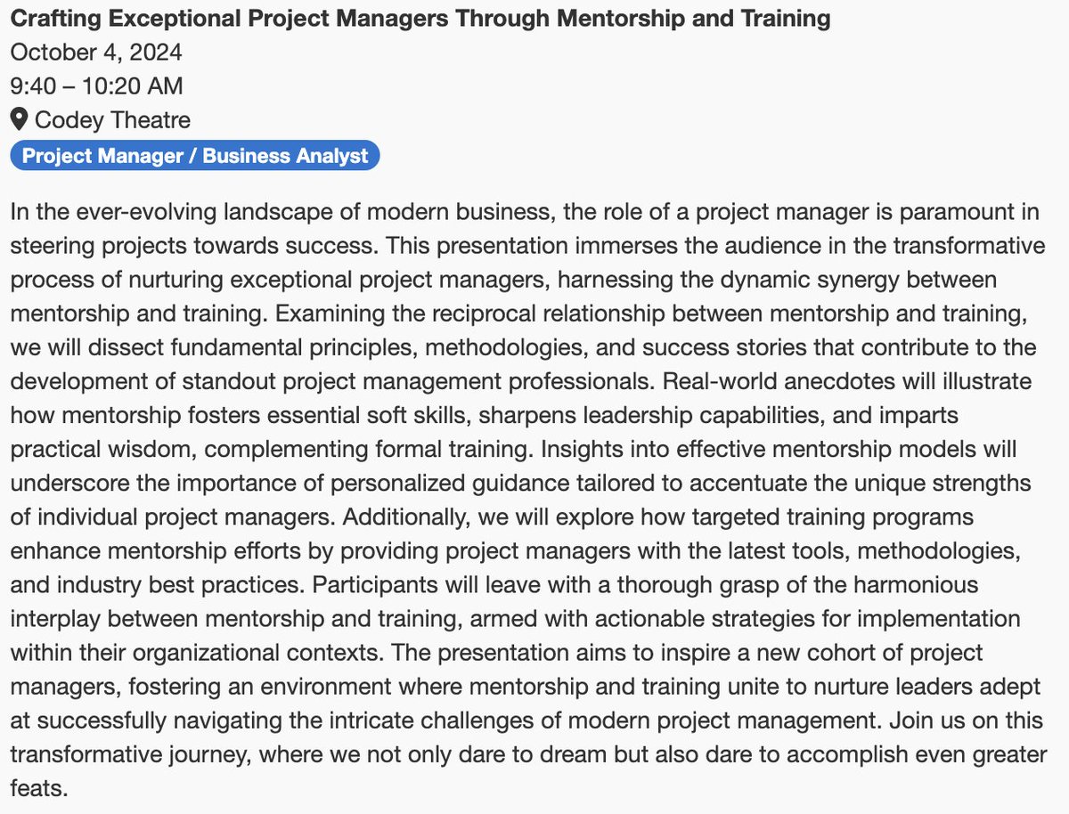William Amos, PM at Roycon delivered an incredible presentation at <a href="/dreamin_florida/">Florida Dreamin'</a>!  The presentation left project managers feeling inspired and with the right tools to navigate the challenges of project management successfully. Kudos team!

#awesomeadmins | #salesforce | #fld24