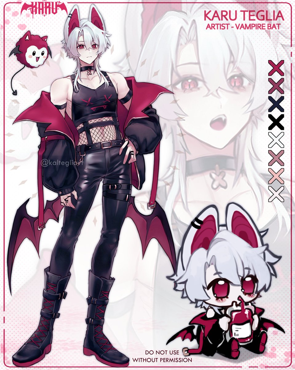 kaltegliavt's tweet photo. Karu!!! 🦇🩸
#karucature https://t.co/bGem6RJBtL