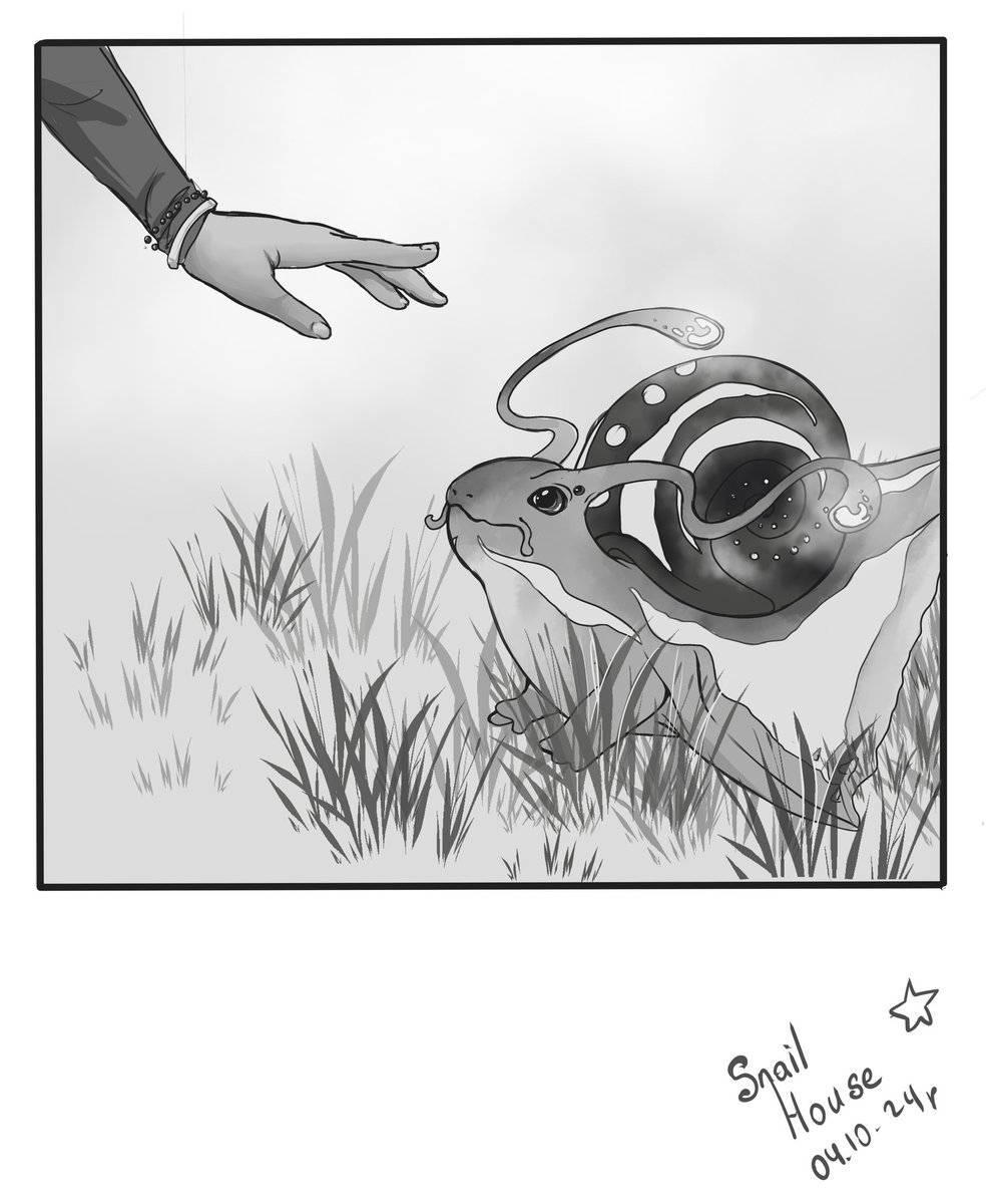 storke444's tweet photo. 4/31. Екзотика. Думаю друг Снайлі достатньо екзотичний ?)🐌

#inktober2024 #inktober #ОС #Снайлі https://t.co/7FqxOw4Dnj