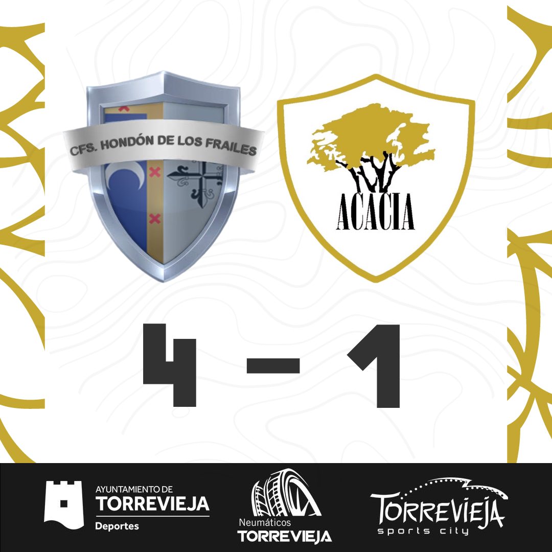 𝑭 𝑰 𝑵 𝑨 𝑳 🔚

Hondón 4️⃣-1️⃣ Acacia

⚽️ Alejandro Pozo (12’)

#ACACIAaMORT • #AcaciaCFS