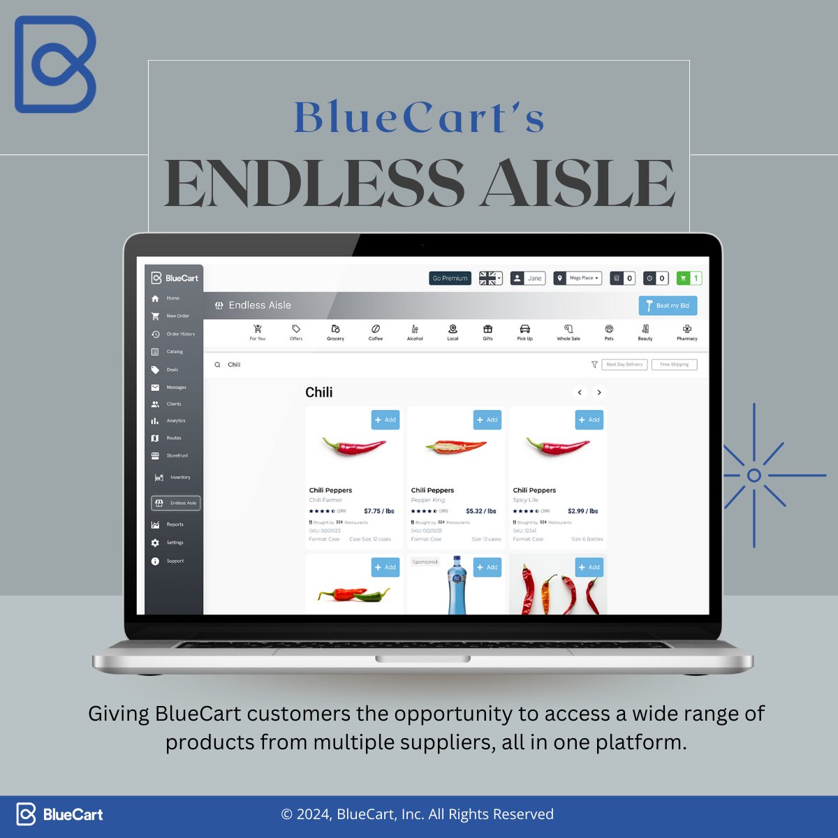 BlueCart tweet media