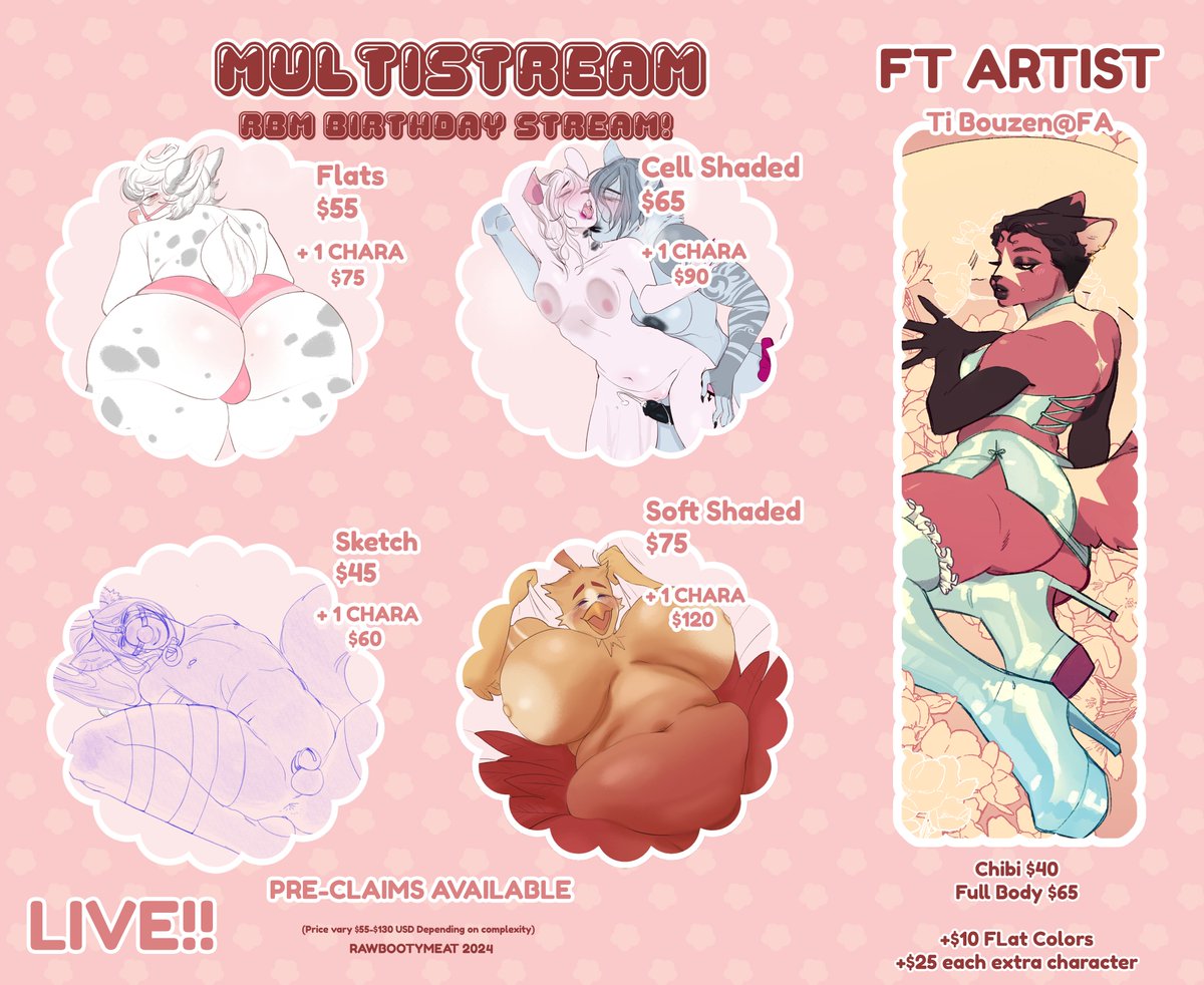 Birthday Stream Live!
picarto.tv/rawbootymeat