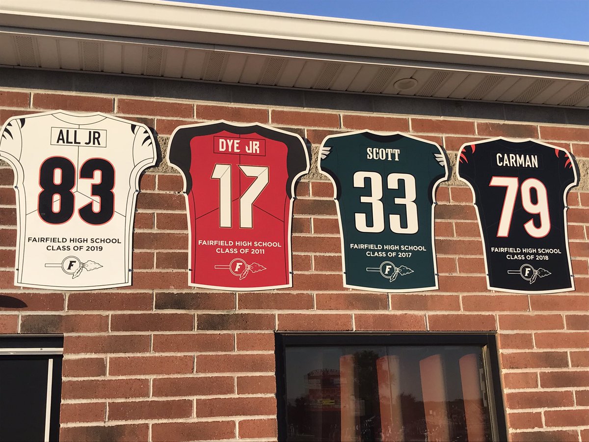 Aaron Blankenship (@fcsdathletics) on Twitter photo A great addition to our NFL Alumni Wall!
<a href="/eallindi83/">Erick All Jr.</a> in <a href="/Bengals/">Cincinnati Bengals</a> White Stripes is a great look!
Thanks <a href="/HeirloomFandG/">Heirloom Framing & Graphics</a>
#FairfieldPride #OneTribe A great addition to our NFL Alumni Wall!
<a href="/eallindi83/">Erick All Jr.</a> in <a href="/Bengals/">Cincinnati Bengals</a> White Stripes is a great look!
Thanks <a href="/HeirloomFandG/">Heirloom Framing & Graphics</a>
#FairfieldPride #OneTribe