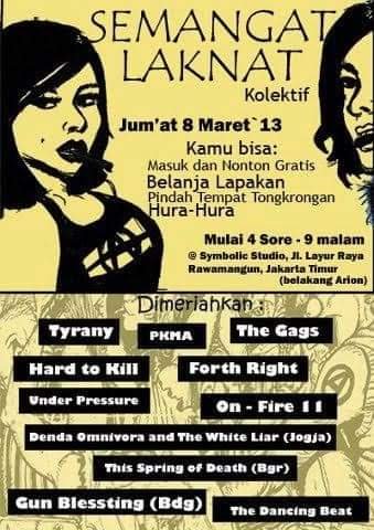 dendaomnivora's tweet photo. "PASSION' Album Vol.05 LIVE
AT RAWAMANGUN JAKARTA TIMUR 2013
1. Symbolic Studio
2. Soundbyte Studio
#DendaOmnivoraTheWhiteLiar
#PassionPunk
#YogyakartaPunk
#IndonesianPunk
#Tour2013
Nb: hanya rindu sama yang udah-udah. XoXo https://t.co/MkhYbi4zd2