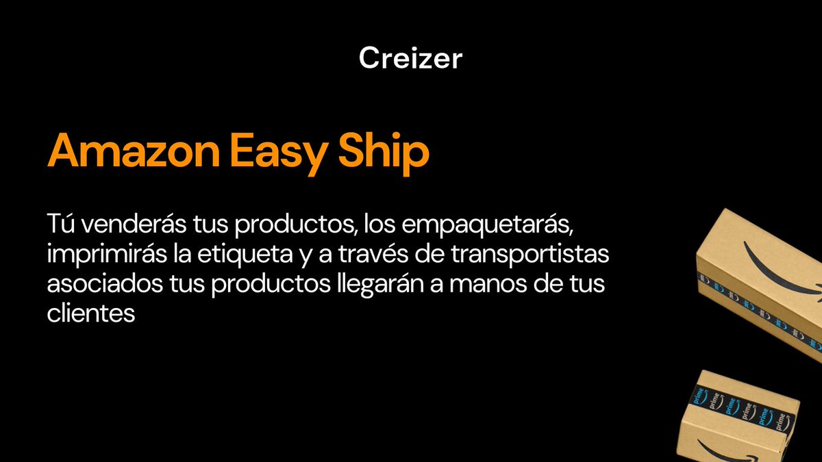 ¿No sabes que es Easy Ship de #Amazon?
Aquí te explicamos 😎📦