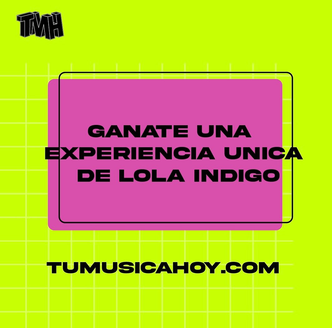 Experiencia Lola Indigo x <a href="/TuMusicaHoy_OK/">TuMusicaHoy</a> 🇦🇷

Participa en instagram.com/p/DAtyRLFSGgf/… 💗