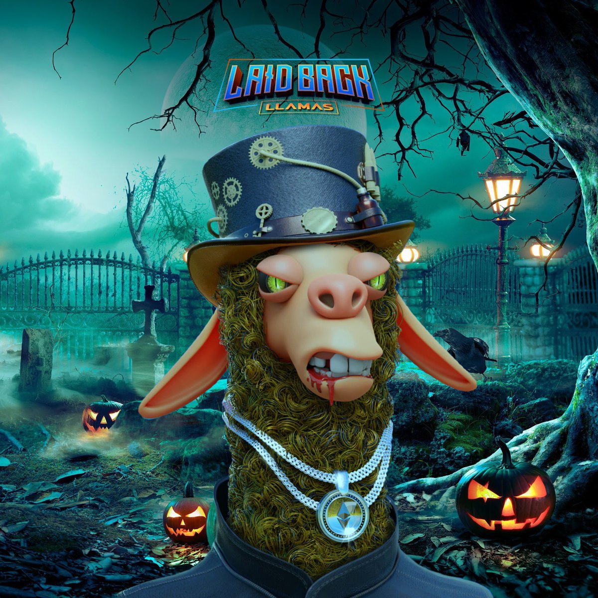 The wind howls around the graveyard tonight… 

#LaidBackLlamas #BossLlamas #LadyLlamas #TheHerd