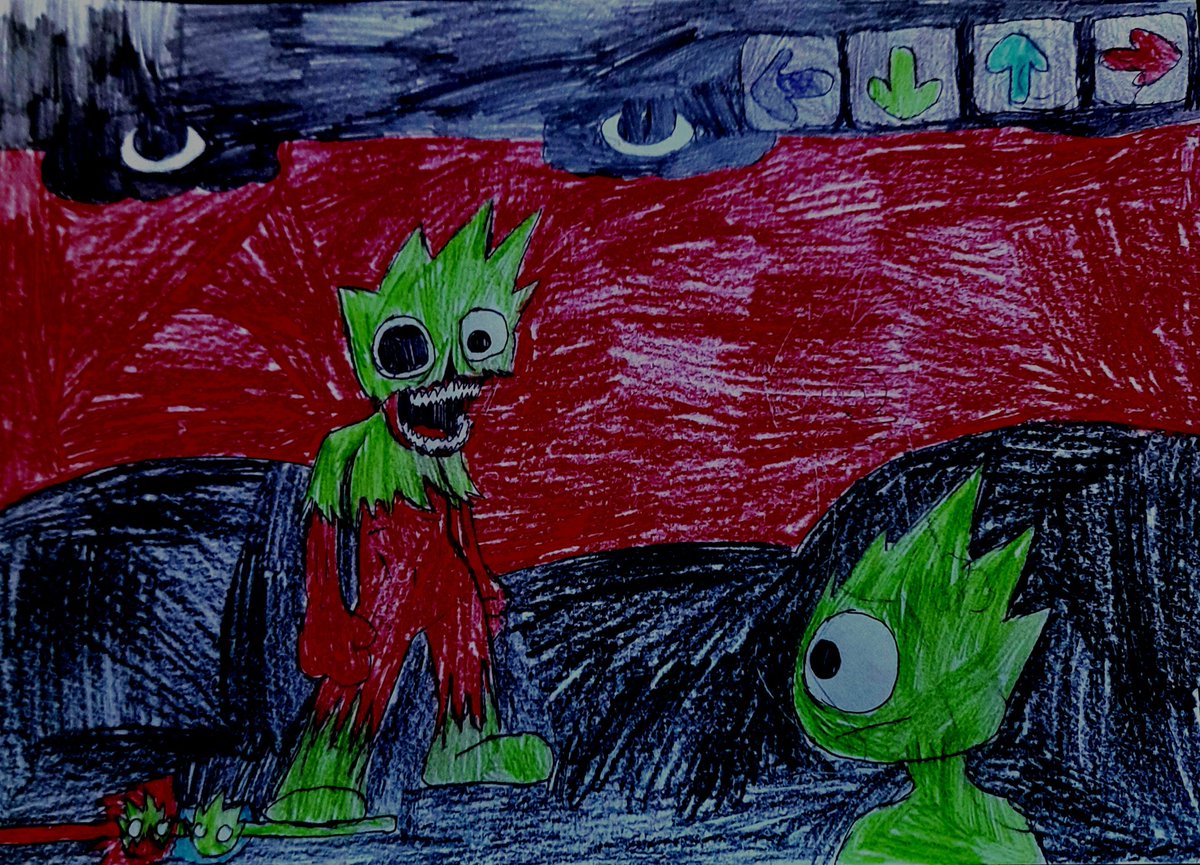 SmashboyDrawing's tweet photo. FNF COVER IDEA:

Silly Billy X Sprunki
Merely based on that whole ship with Lime and Green (forgot their names lol)

I forgot who made the comic in the last video, so I'd appreciate whoever knows the artist
#Sprunki #sprunkiincredibox #SillyBilly #HitSingleReal #FNFCovers https://t.co/lTpsuYkuIh