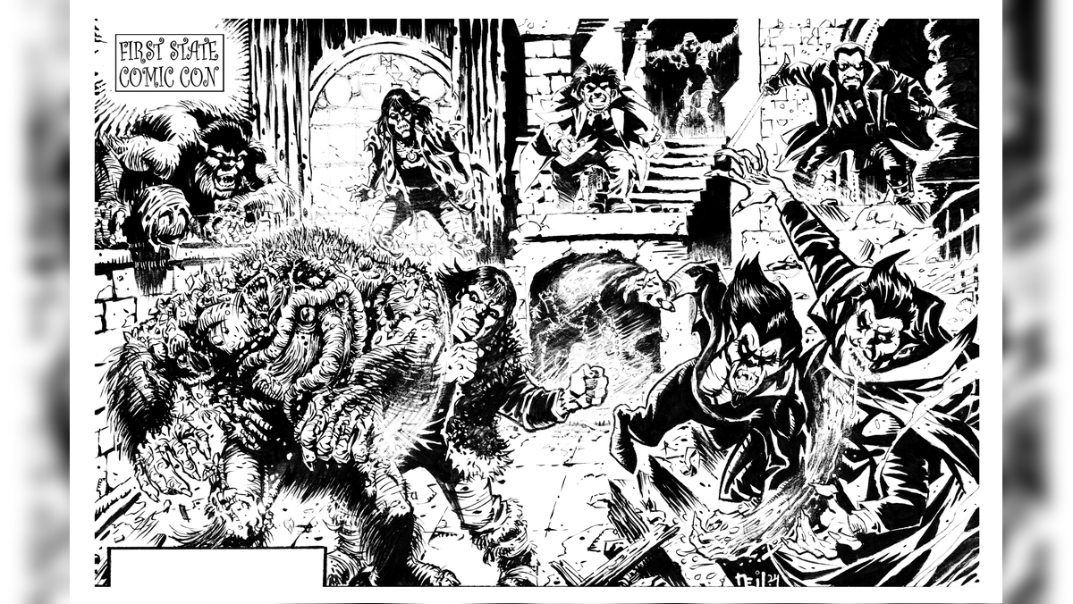 firststatecomic's tweet photo. This Sunday, Oct 6, 10am - 3pm
First State Comic Con Fall 
Celebrating Comics and Costumes in the Spooky Season! 
Only $4 cash entry at the door
Kids 12+ under in costume get in for Free 
All kids 5+ under get in Free
Chambers Memorial Hall 3900 Kirkwood Highway, Marshallton, DE https://t.co/Uel6PlqEVs